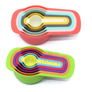 Colorful Nesting Measuring Cups Spoons Set