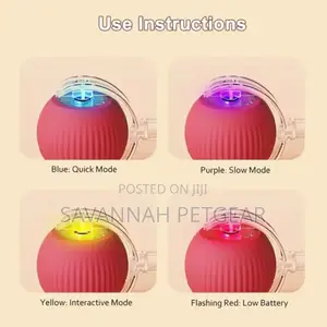 Interactive Automatic Electric Rolling Dog Cat Toy Ball With Usb