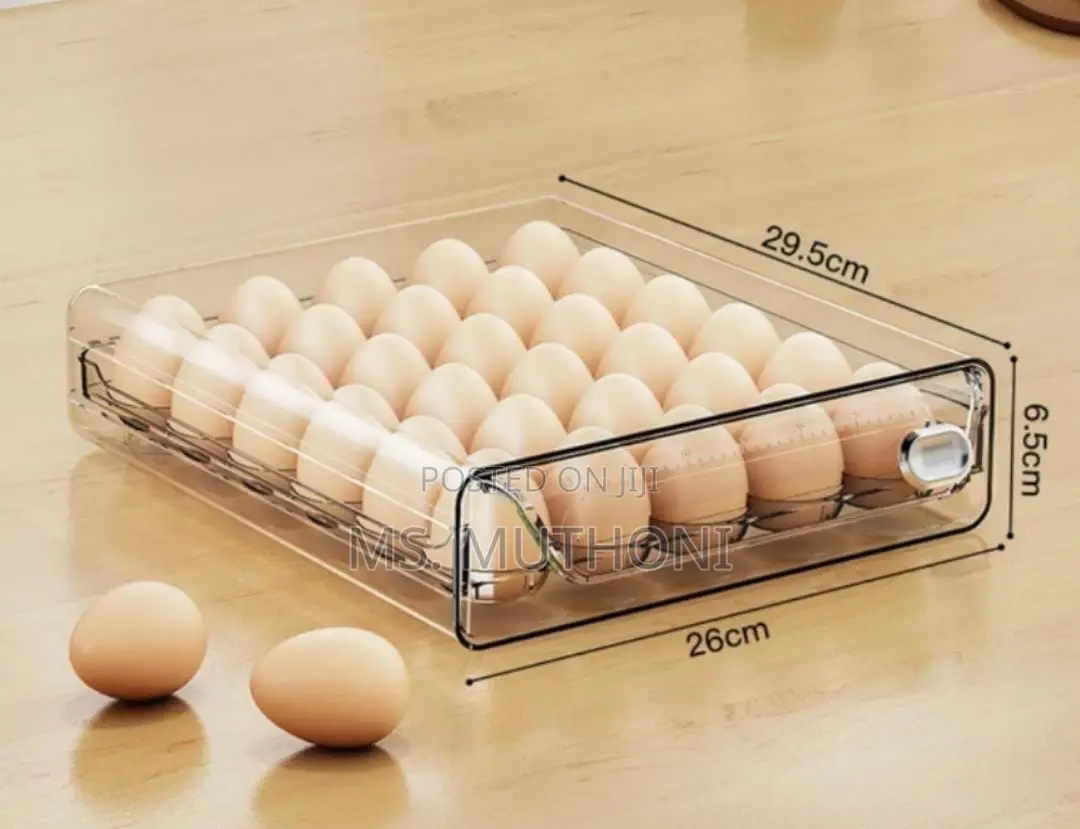 Pull Out 30 Grid Acrylic Egg Storage Tray*