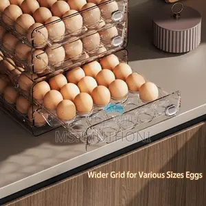Pull Out 30 Grid Acrylic Egg Storage Tray*