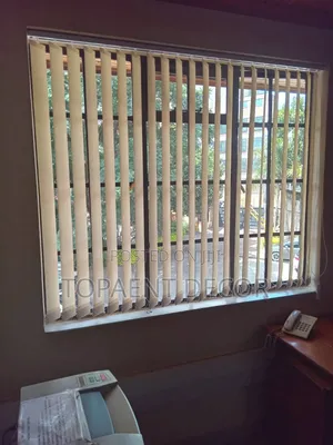 Cream Effortless Control Vertical Office Window Blinds