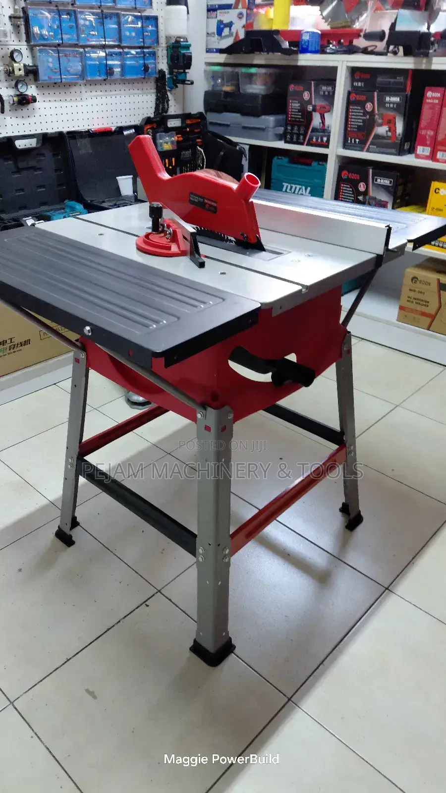 10" Electric Portable Benchtop Table Saw With a Stand 1800w