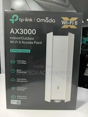 Tplink Eap650 Ax3000 Wi-Fi 6 Dual-Band Outdoor Access Point