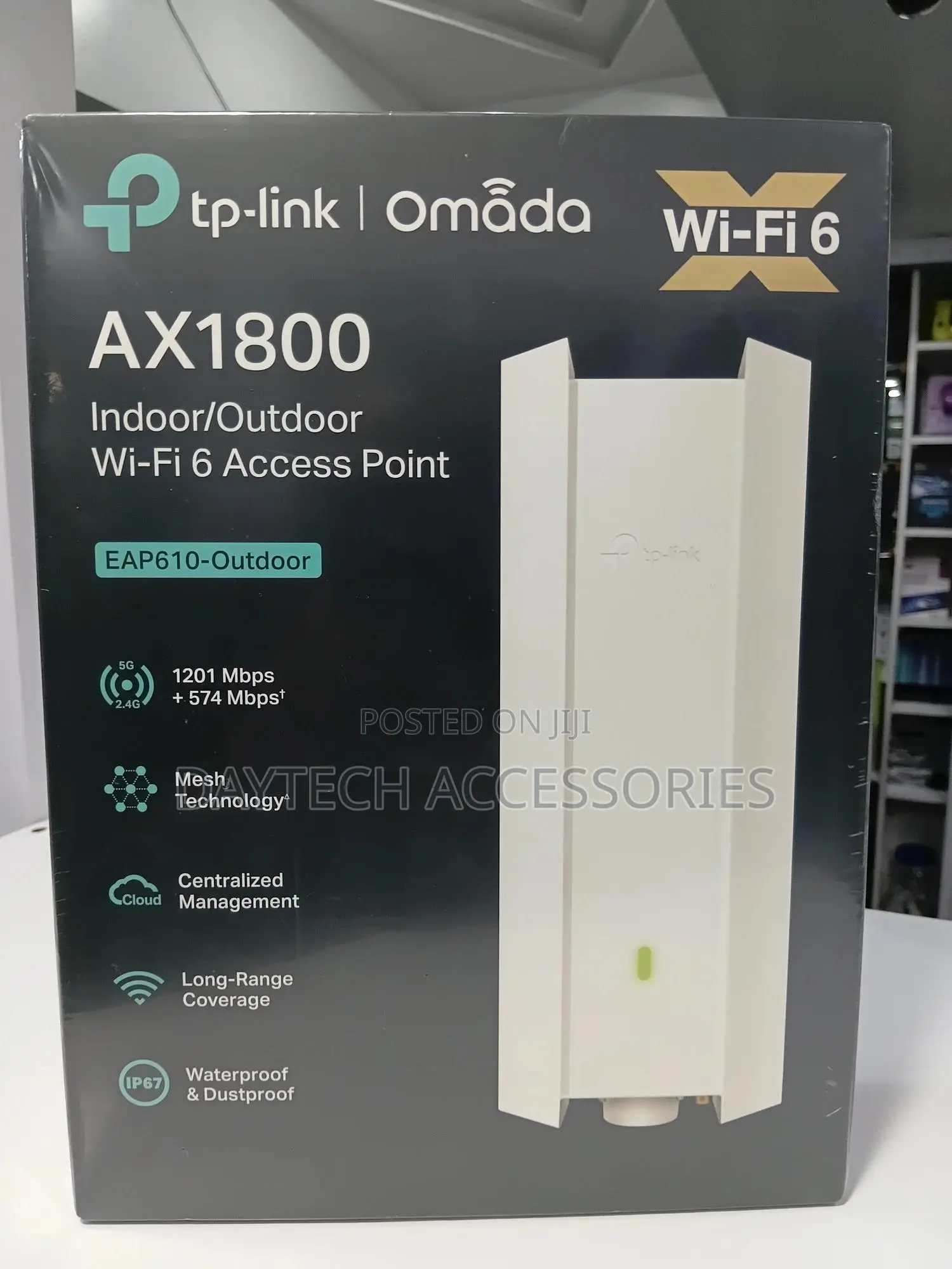 Tp-Link Eap610-Outdoor Ax1800 Wireless Dual-Band Access Point.