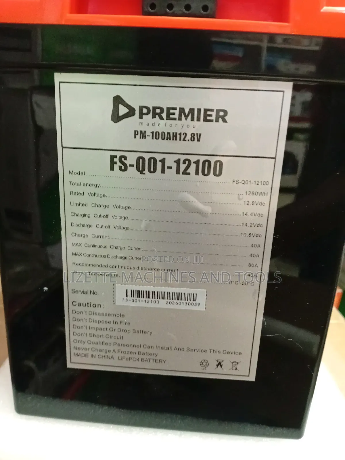100ah Lithium Ion Battery 12v