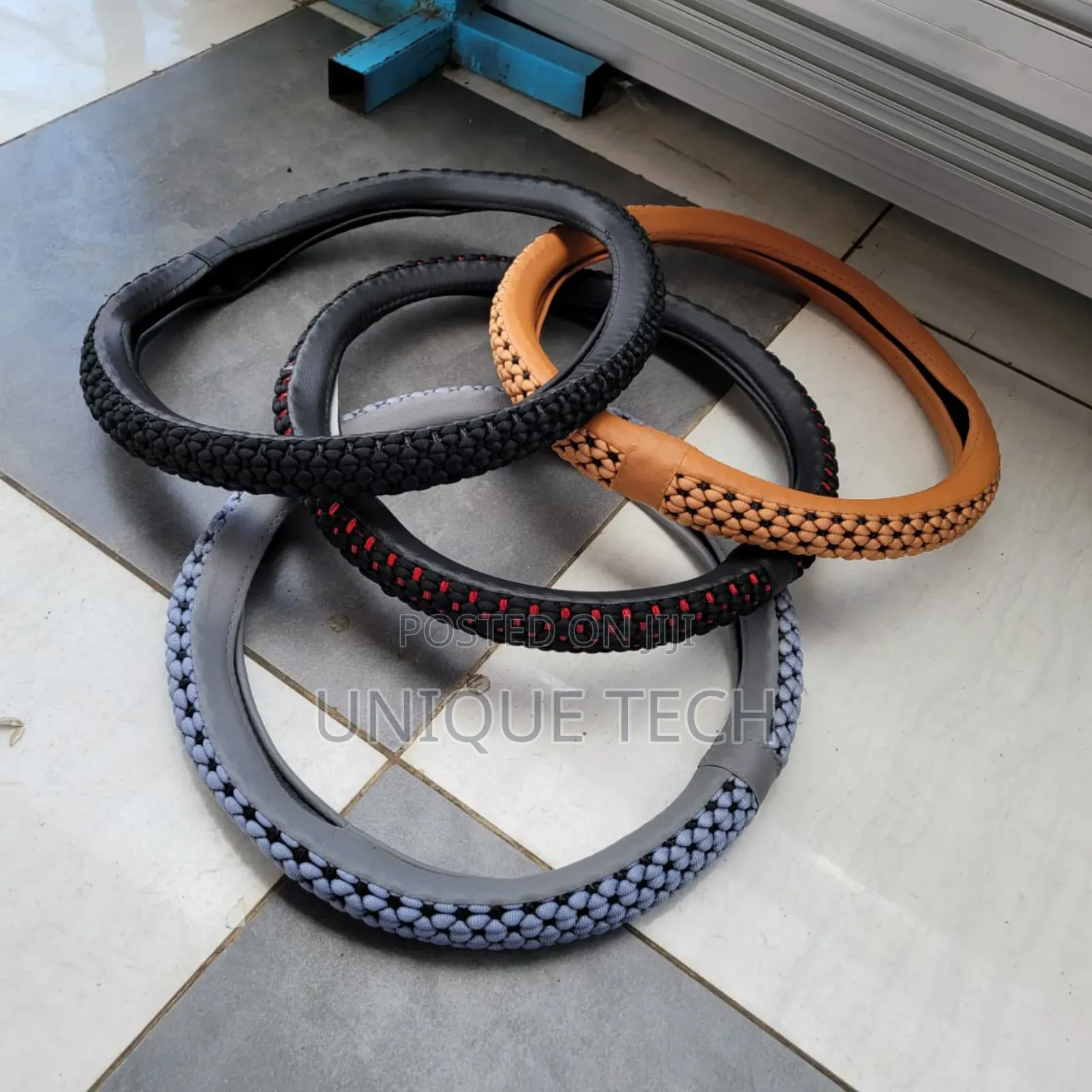 Universal Thread Stitch Steering Wheel Cover