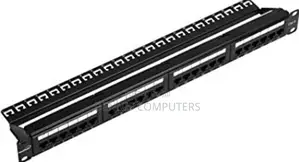Vention Cat.6 Utp 24 Ports Keystone Patch Panel Black