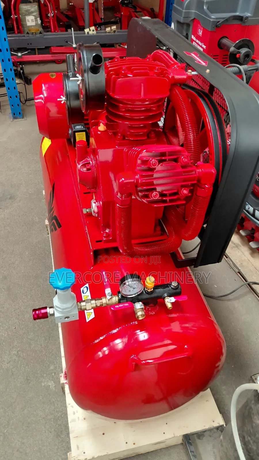 300l Electric 3 Phase Air Compressor Machine 10hp Motor 3 Pistons.