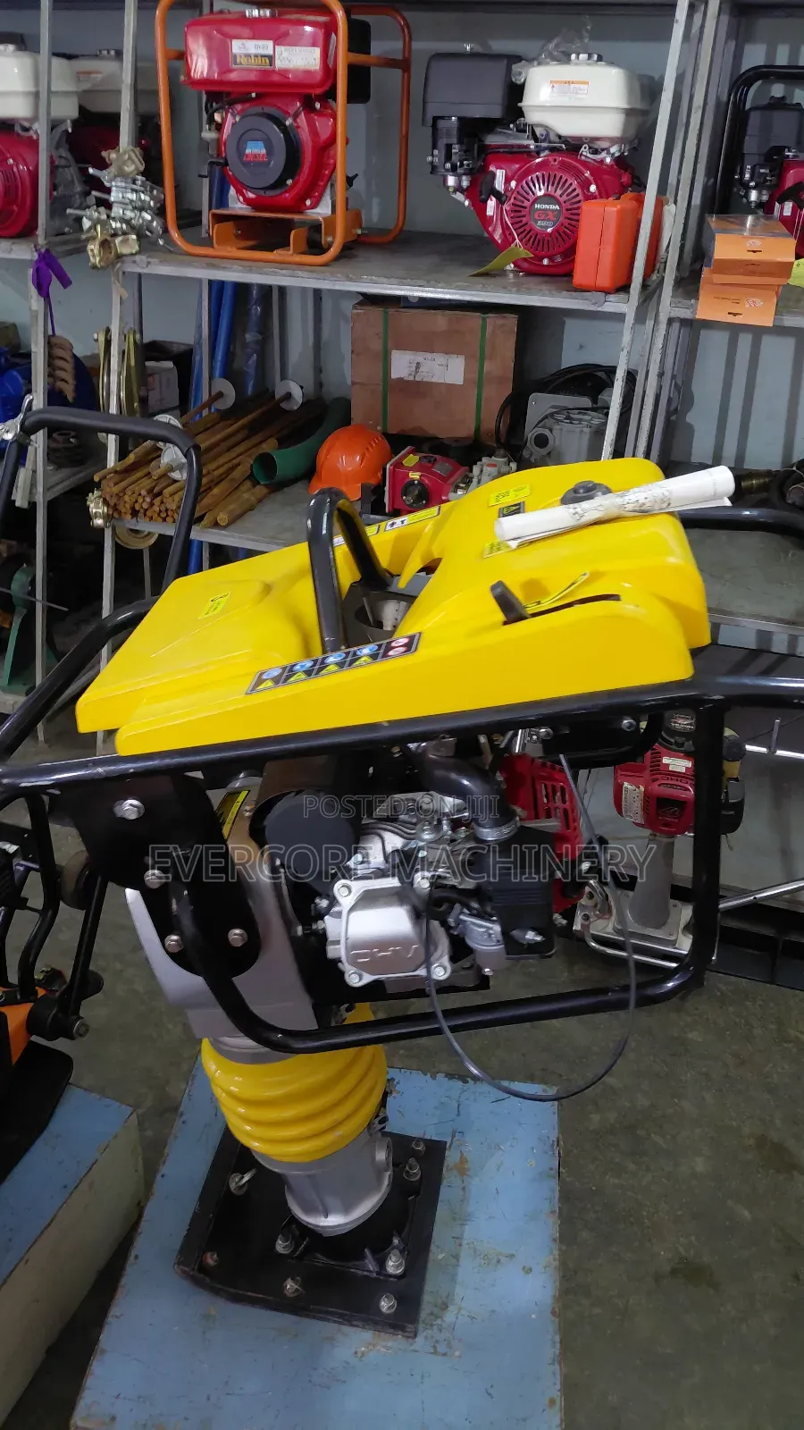 Heavy Duty Honda Powered Tamping Rammer Machine .