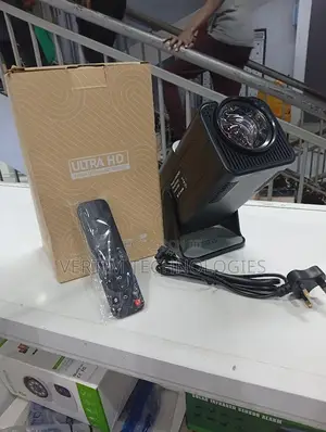 Plug and Play Hy320 Wifi Android Projector With Inbuilt Speaker