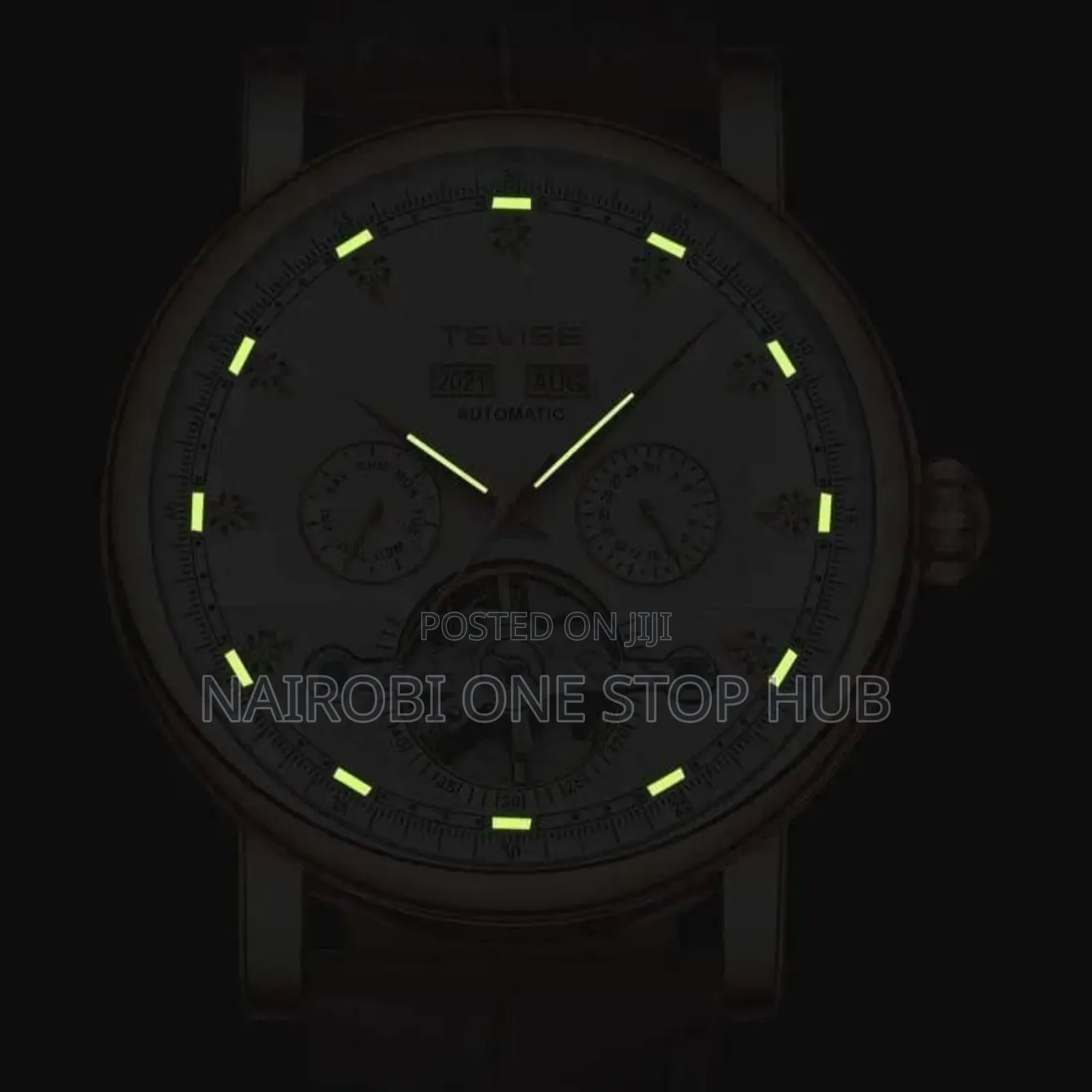 Tevise Leather Watch