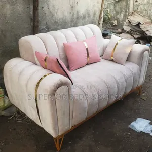 2 Seater Cream Sofa - Brand New