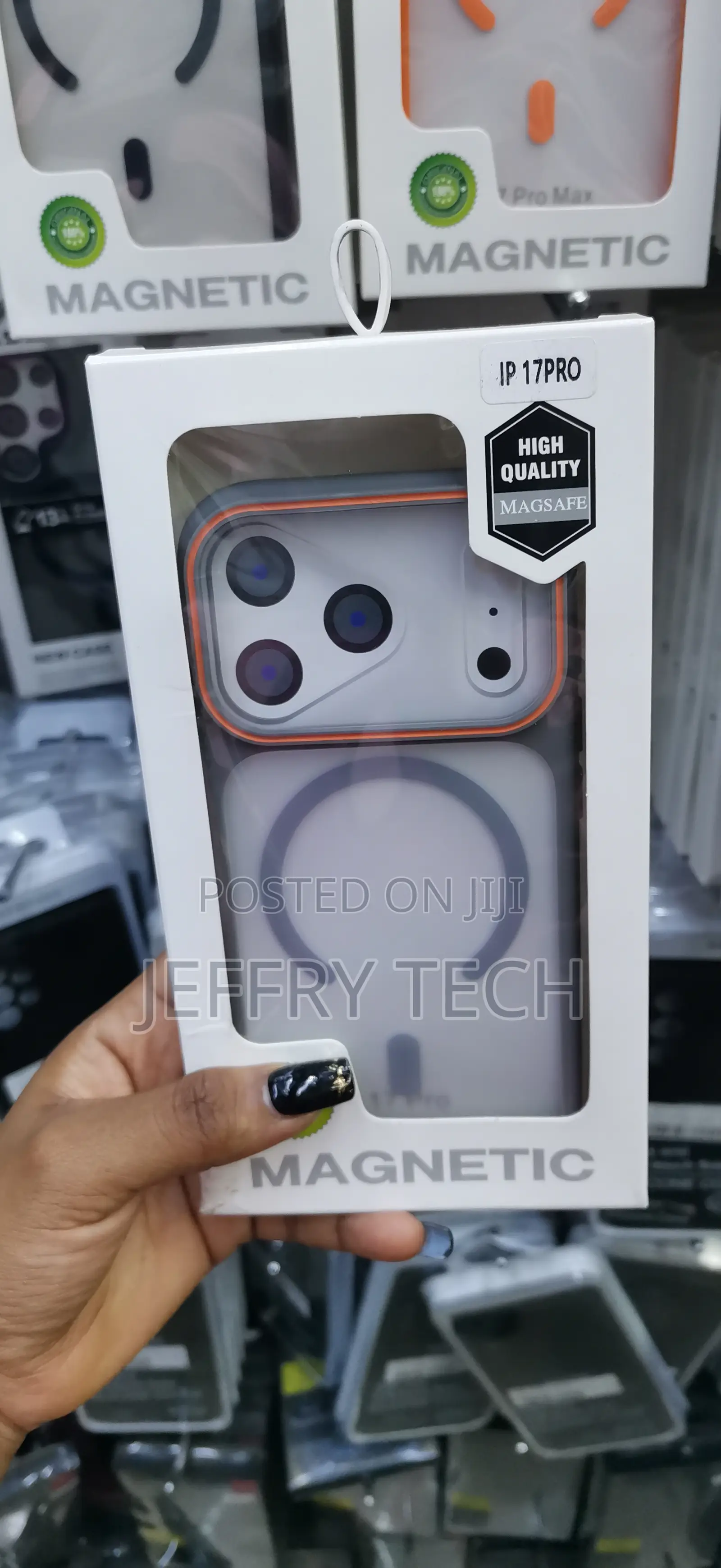 Magnetic, Magsafe-Compatible Phone Case for iPhone 17 Pro,