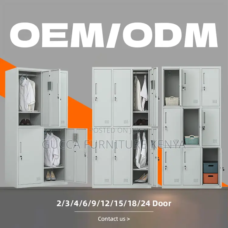 12-doors Secured Gym Storage Locker Unit