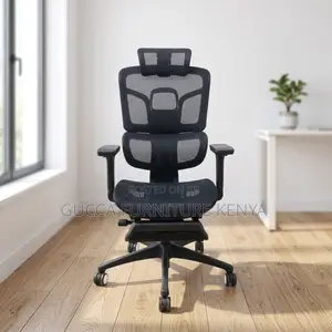 Black Full Mesh Orthopedic Manager Seat