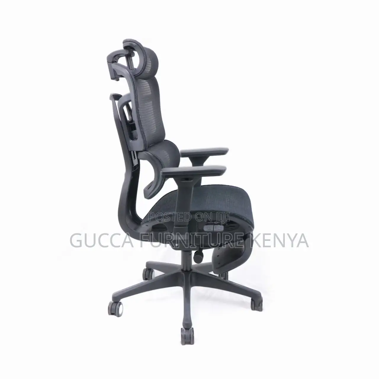 Black Full Mesh Orthopedic Manager Seat