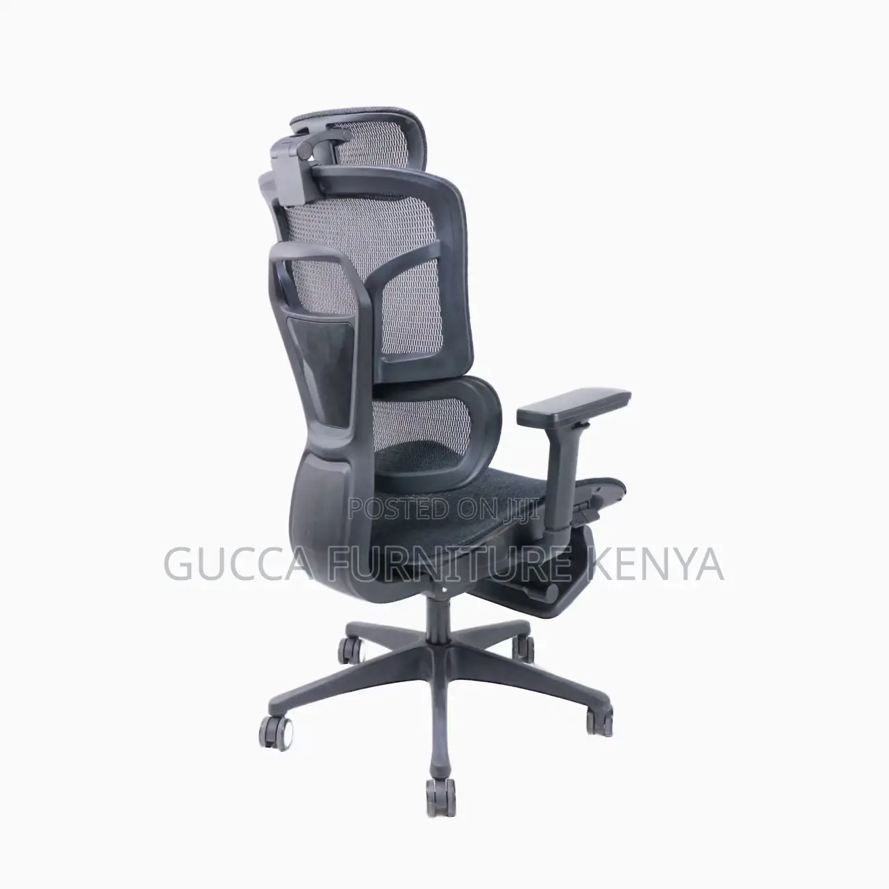 Black Full Mesh Orthopedic Manager Seat