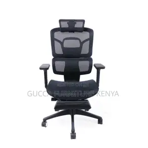 Black Full Mesh Orthopedic Manager Seat