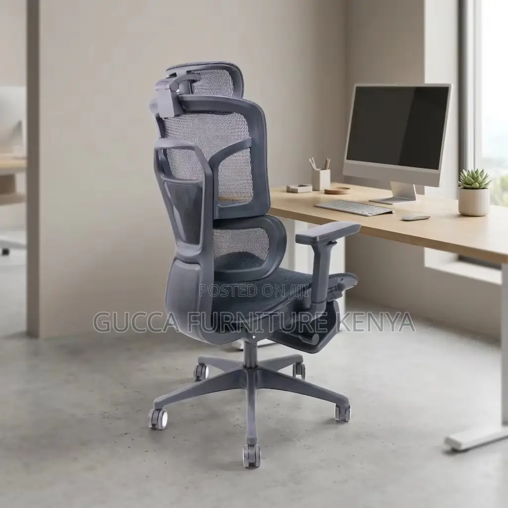 Black Full Mesh Orthopedic Manager Seat