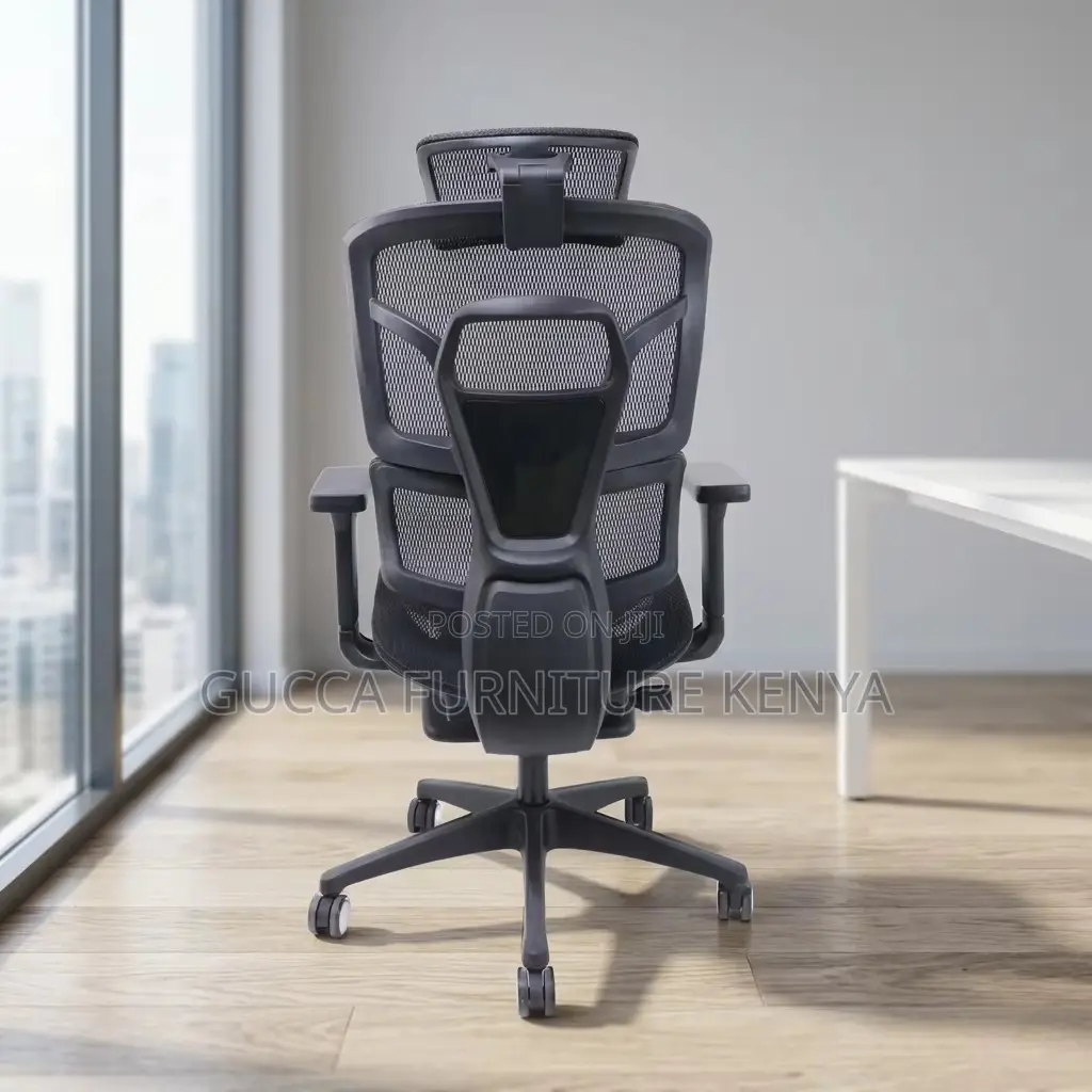 Black Full Mesh Orthopedic Manager Seat
