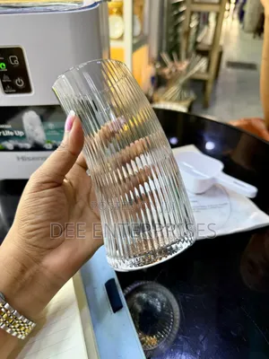 Vertical Stripped Glassware