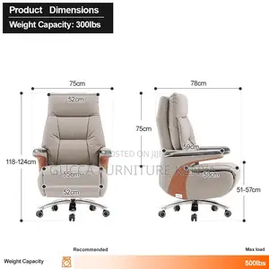 Pu Leather Executive Manager's Reclining Seat