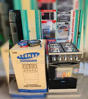 Hot Deal! Ecomax 50×55 4 Gas Cooker + Electric Oven at 