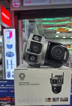 Dual Lens Smart Wifi Outdoor/Indoor Dome Ac Powered CCTV Camera