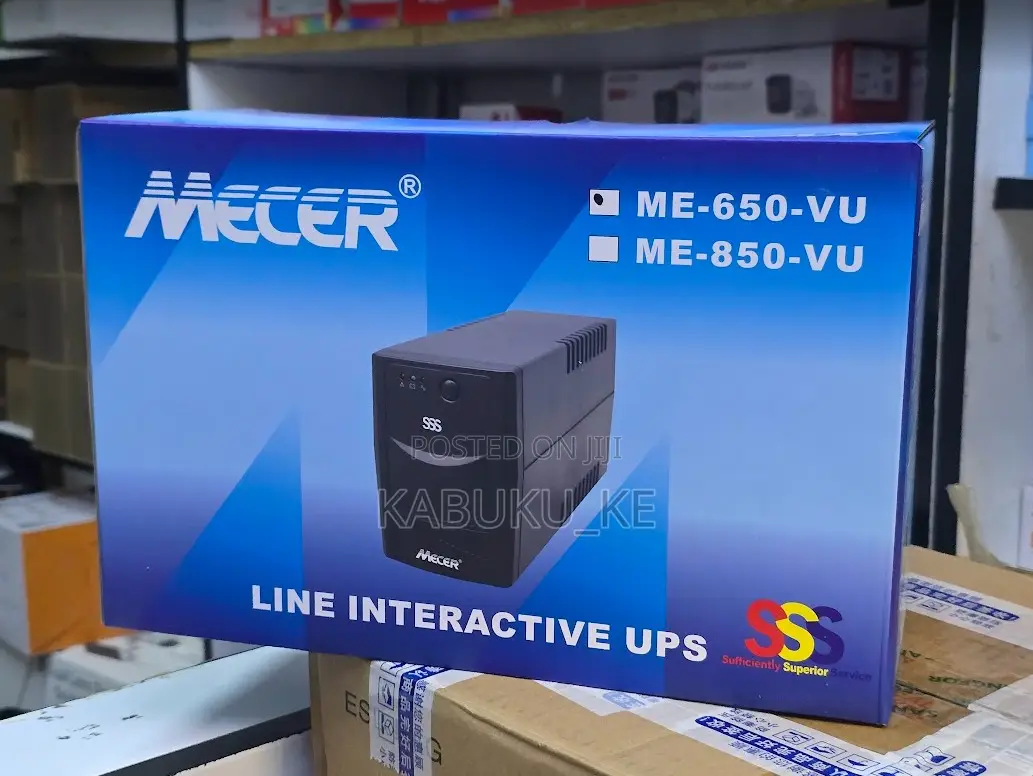 Mecer 650va Line Interactive Ups (Me-650-Vu) | 650va/360w