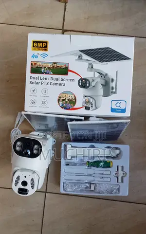 Ubox 6mp Dual Lens 4g Solar PTZ Camera