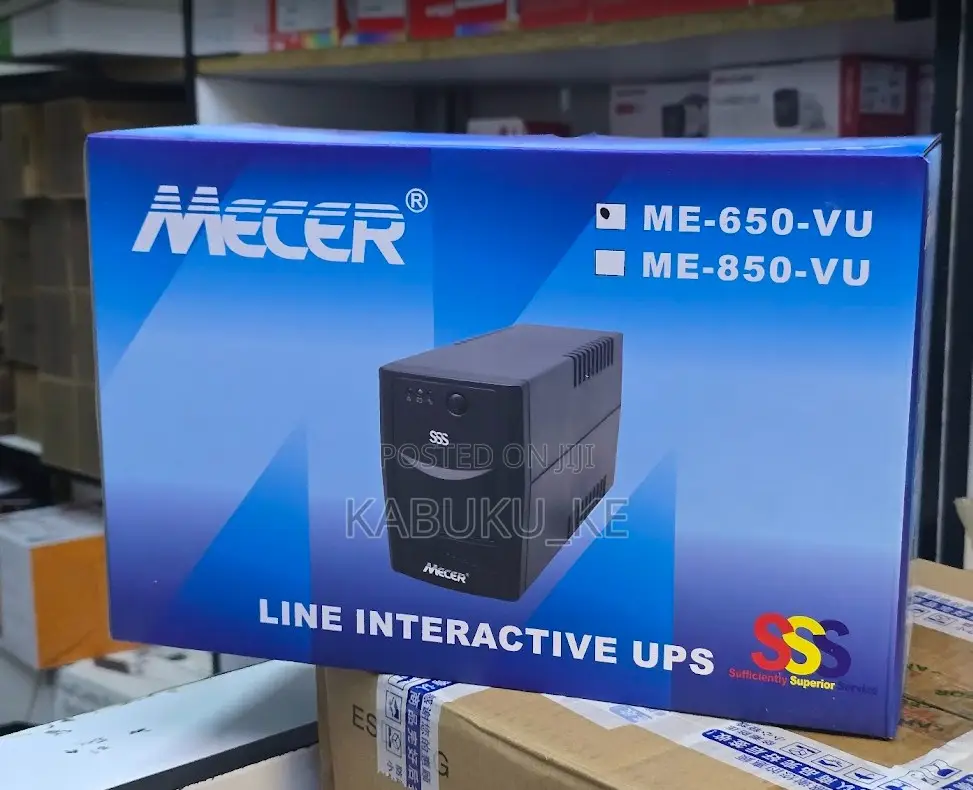 Mecer 650va Ups (Me-650-Vu) Back Up Ups