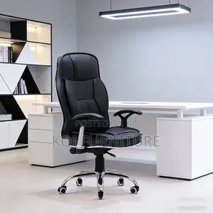 Office Chairs; Leather Reclining Home Office Writing Desk Reliner Seat