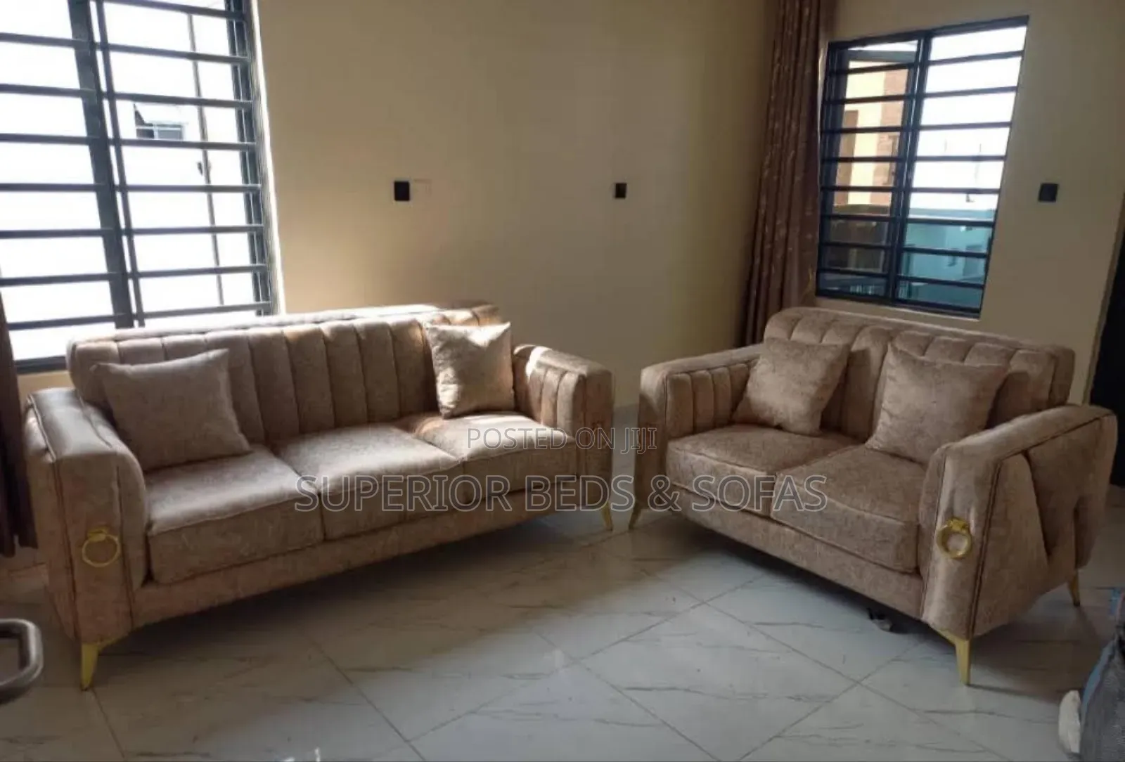 Brown Sofa (3 + 2 Seater)