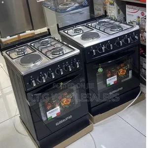 Globalstar 3 Gas + 1 Electric Cooker 50x55 Black