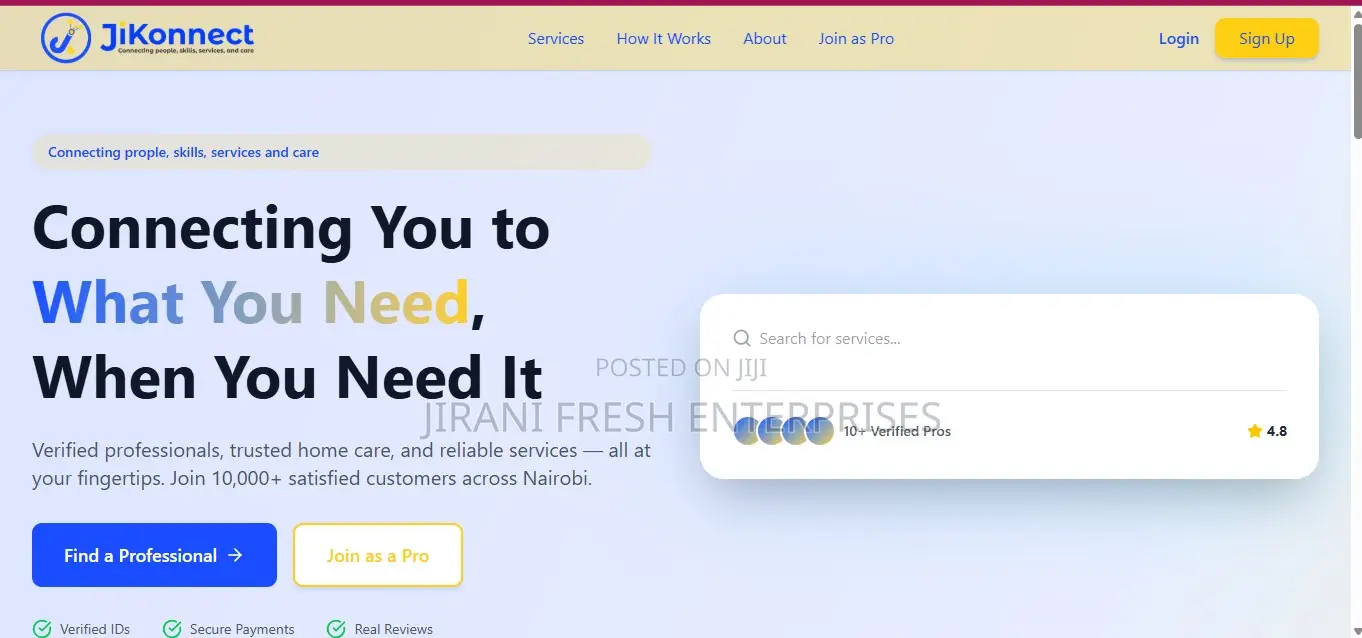 Home Emergency? Get Help Fast!-Jikonnect
