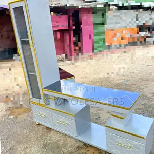 Modern Marble Coated Tv Stand With Shelf Cabinet