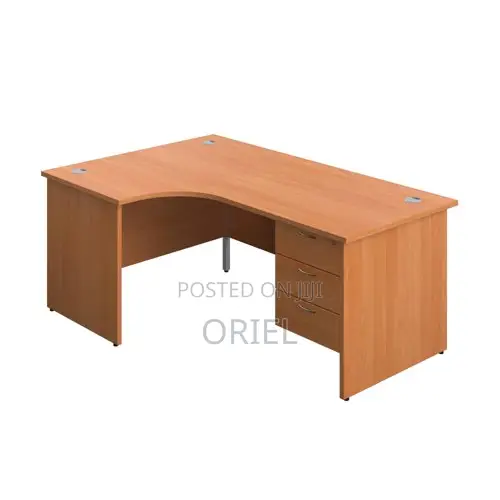 Office Desk : Office Curved 1.2m Study Desk