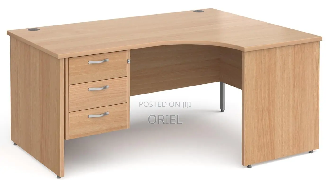 Office Desk : Office Curved 1.2m Study Desk