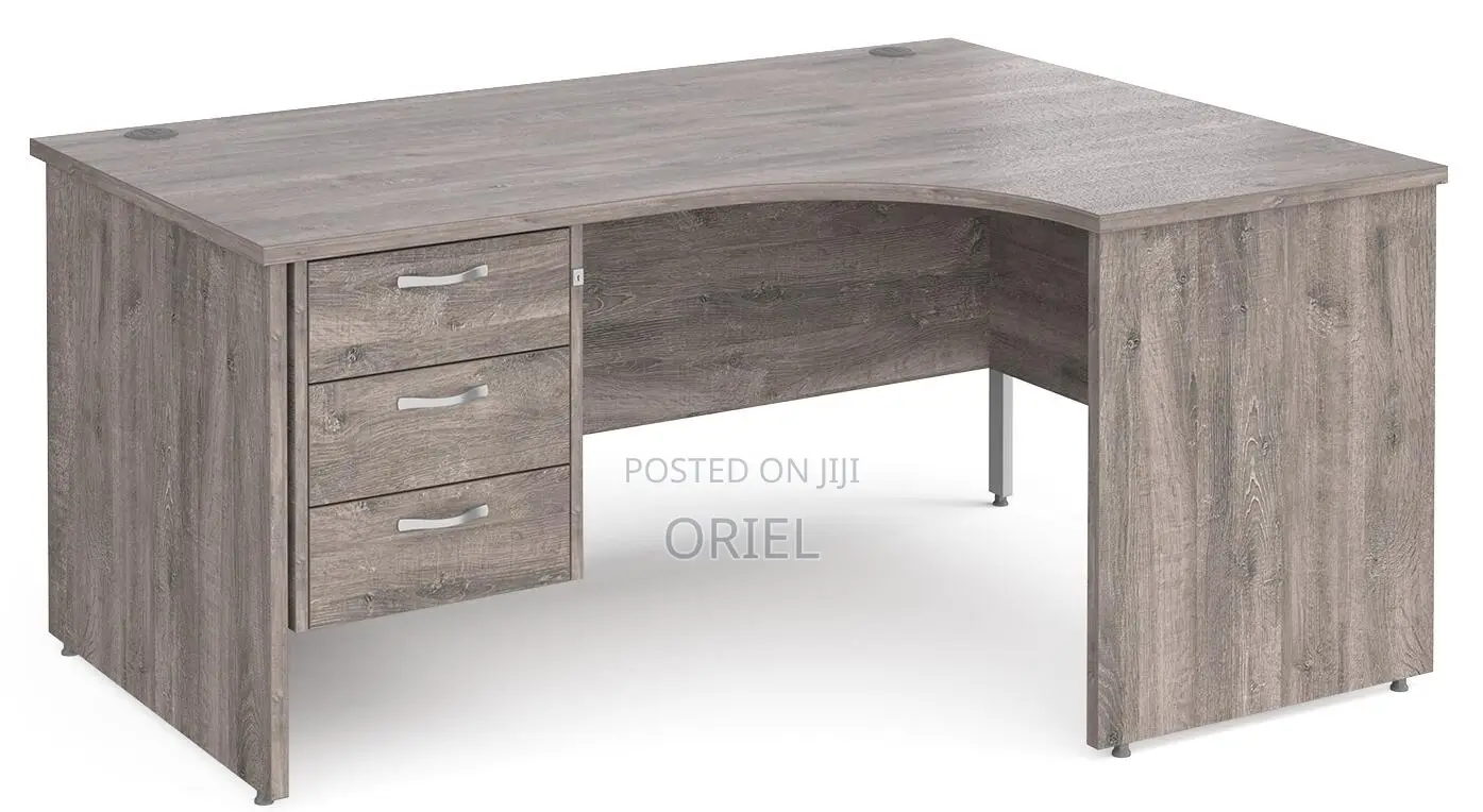 Office Desk : Office Curved 1.2m Study Desk