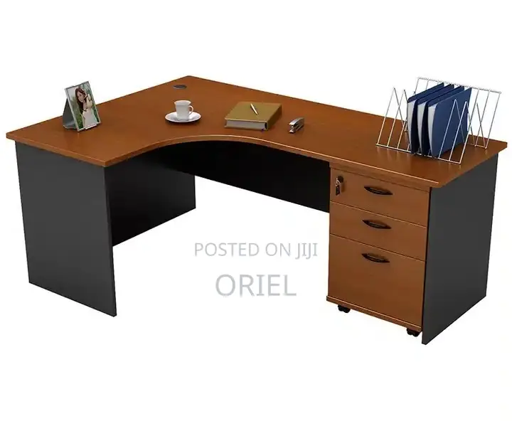 Office Desk : Office Curved 1.2m Study Desk
