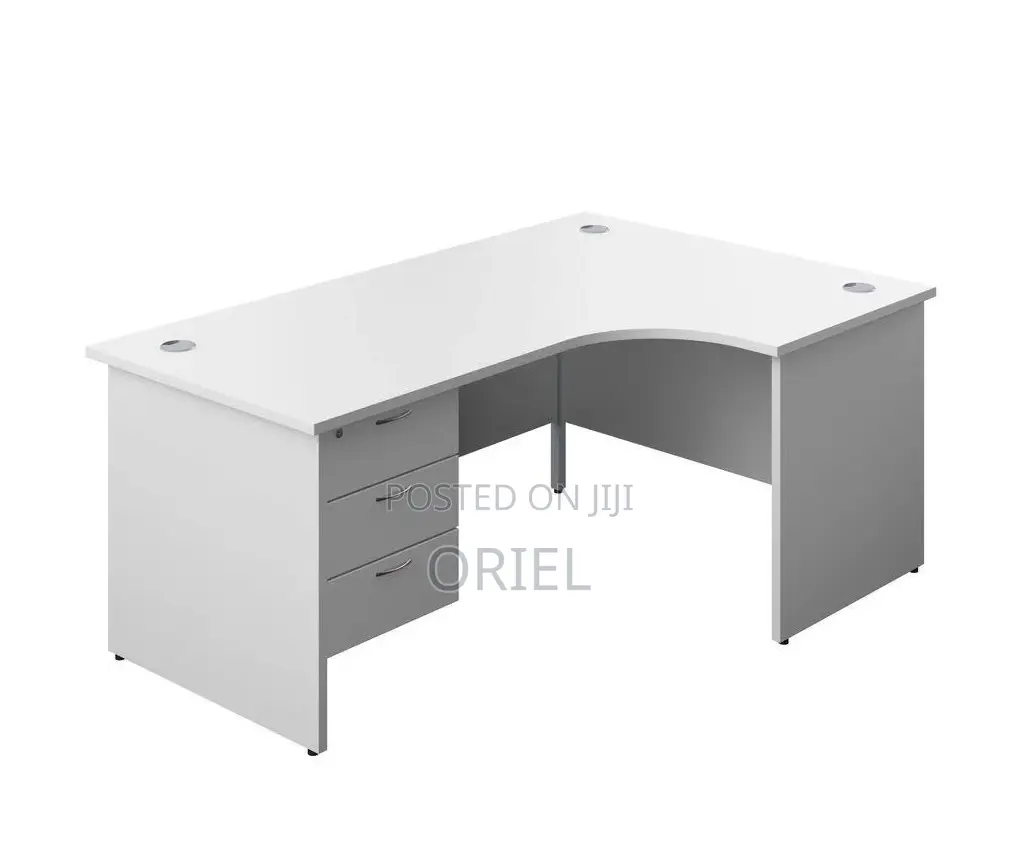 Office Desk : Office Curved 1.2m Study Desk
