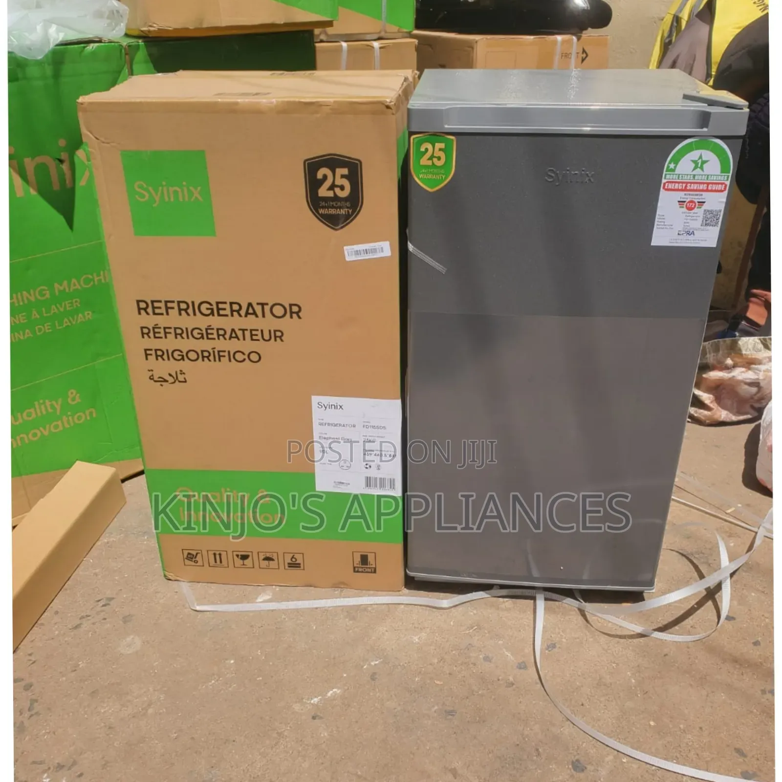 Syinix 90litres Single Door Fridge