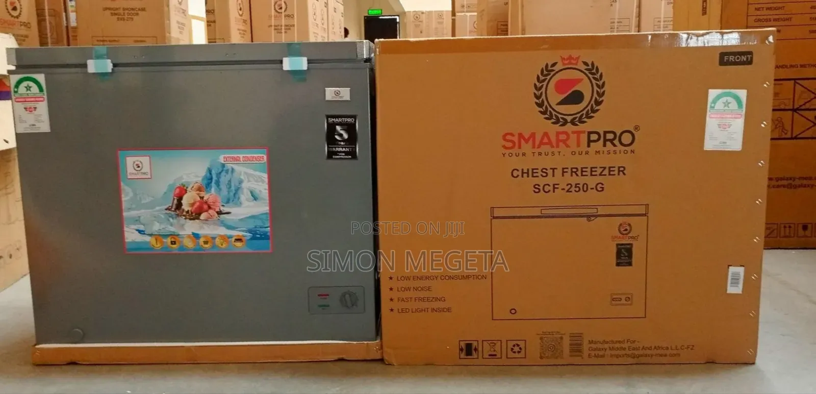 225 Litres Smart Pro Scf-275g Freezer