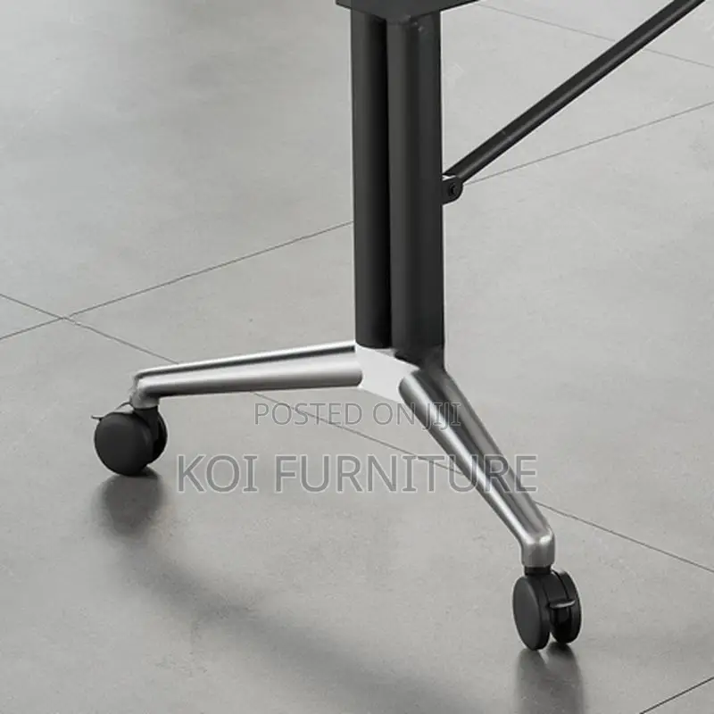 Office Table; Foldable Modern Boardroom Table With Smart Move Legs