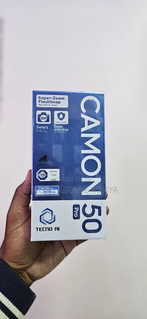New Tecno Camon 50 Pro 256 GB Black