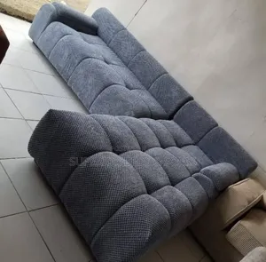 Black Bubble Sofa - Corner Seat/L-Shaped (5 Seater)