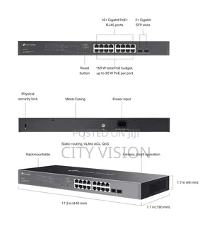Tp Link Jetstream 18 Port Gigabit Smart Switch Sg2218p