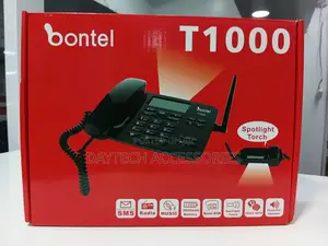 Bontel T1000 Dual Sim Wireless Desktop Phone GSM 800/900/1800/1900mhz