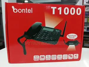 Bontel T1000 GSM Fixed Wireless Landline Desktop Phone (Dual Sim)
