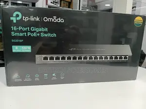 Tp-Link Omada Sg2016p Jetstream 16-Port Gigabit Smart Poe+ Switch.